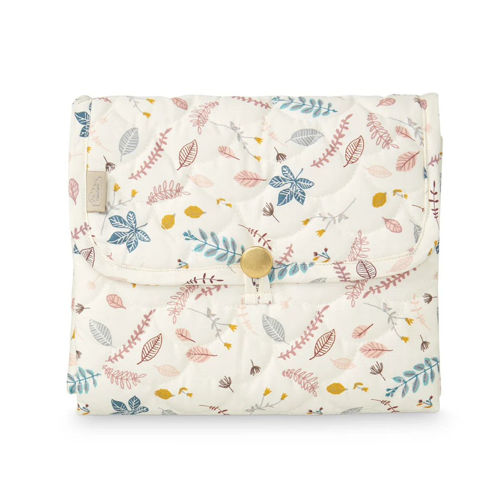 Cam Cam Copenhagen - Quilted Changing Mat  - Pressed Leaves Rose - Mabel & Fox