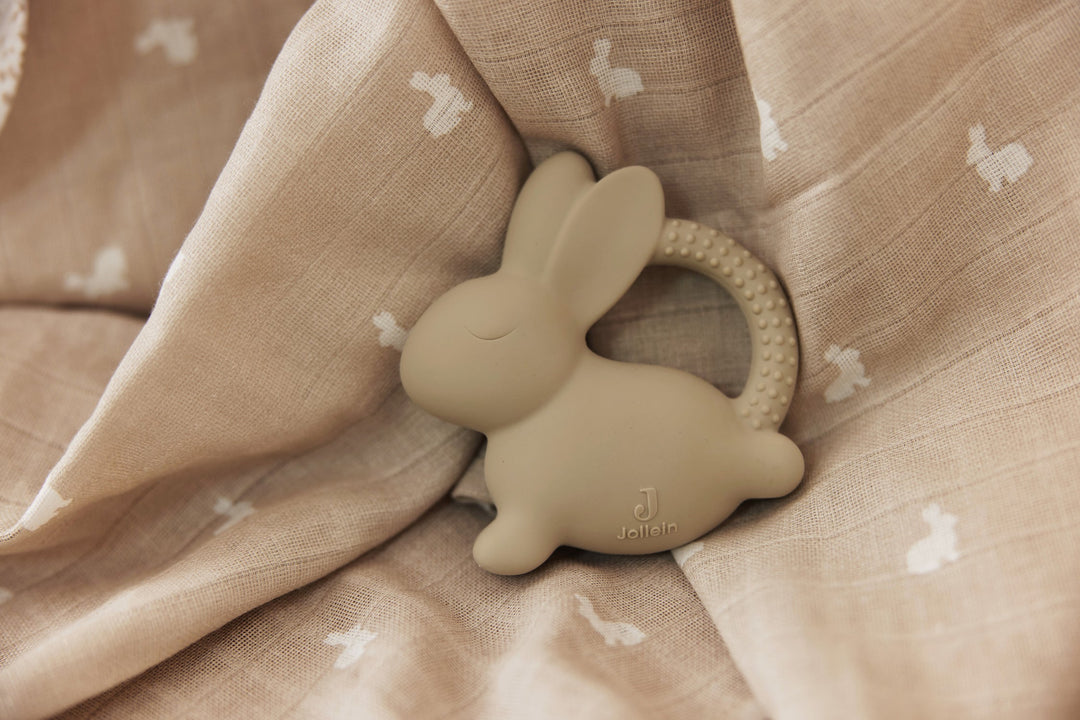 Jollein - Swaddle Muslin 115 x 115cm - Rabbit GOTS