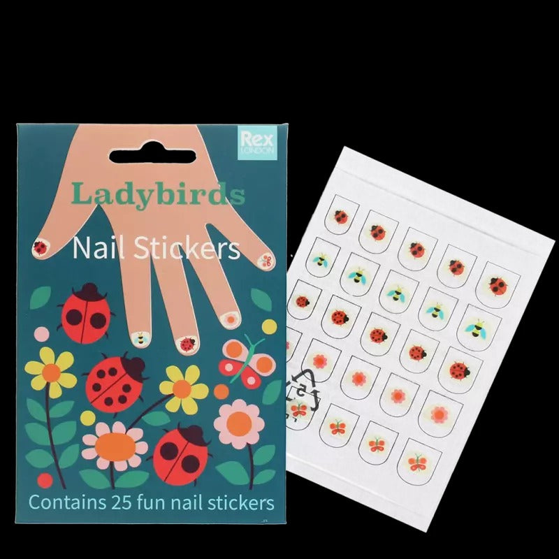 Rex London - Children's Nail Stickers - Ladybird - Mabel & Fox