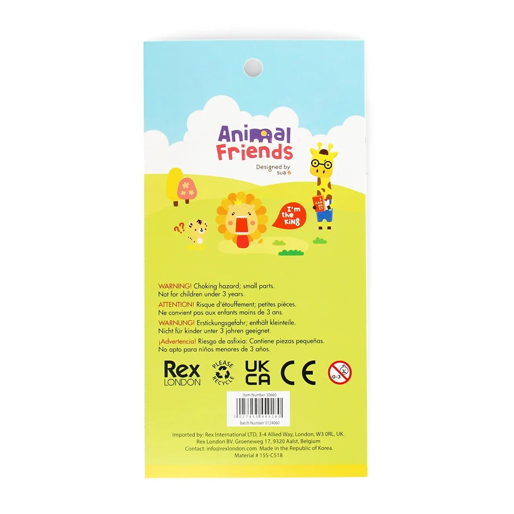 Rex London - 3D Puffy Stickers - Animal Friends - Mabel & Fox