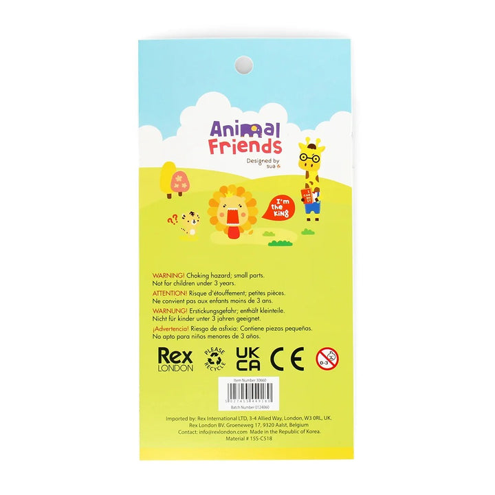 Rex London - 3D Puffy Stickers - Animal Friends - Mabel & Fox