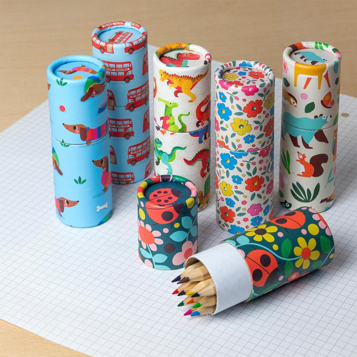 Rex London - Tube of colouring pencils - Tilde