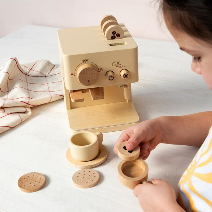 Rex London - Wooden Toy Coffee Machine - Mabel & Fox