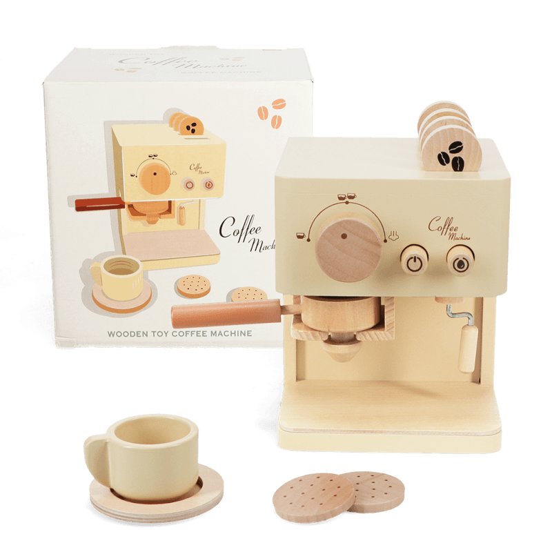 Rex London - Wooden Toy Coffee Machine - Mabel & Fox