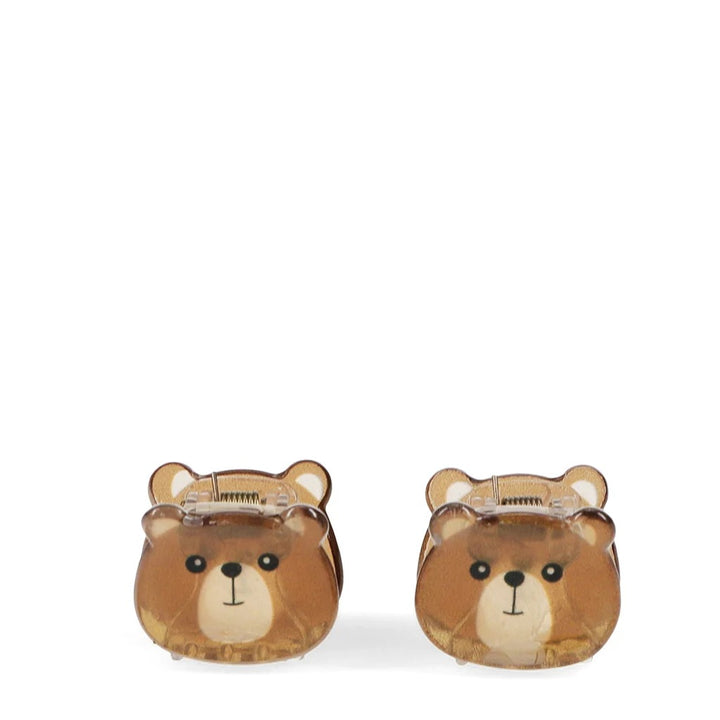 Rex London - Mini Hair Claw Clips (Set Of 2) - Brown Bears