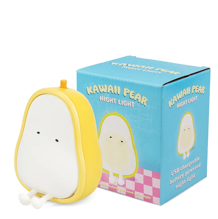 Rex London - USB Rechargeable Dimmable Night Light - Kawaii Pear