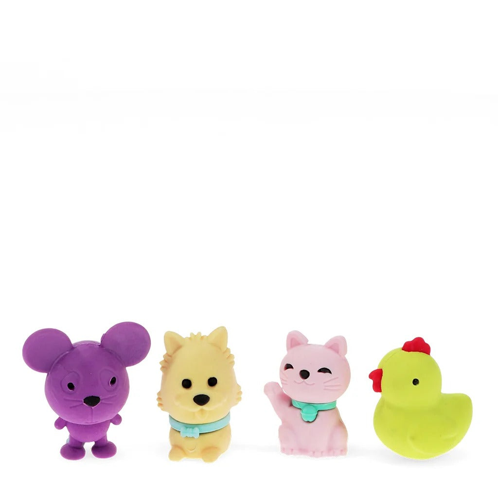 Rex London - Erasers - Adorable Animal (Set Of 4)
