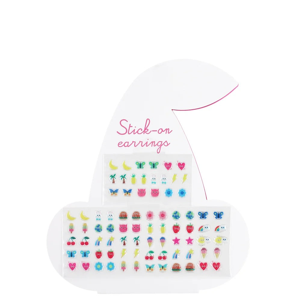 Rex London - Stick On Earrings (40 pairs) - Cherry