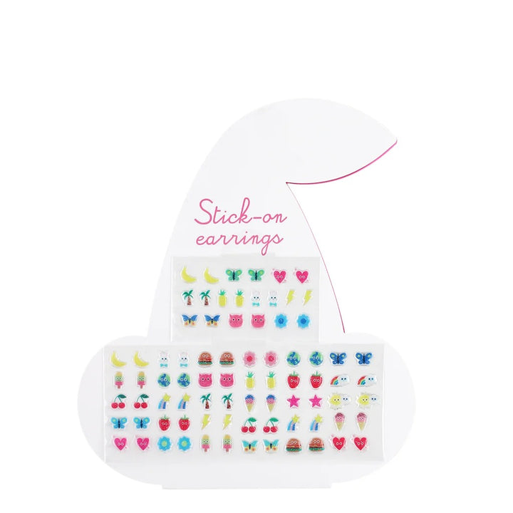 Rex London - Stick On Earrings (40 pairs) - Cherry