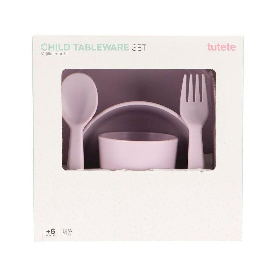 Tutete – Children’s Tableware Set – Lilac - Mabel & Fox