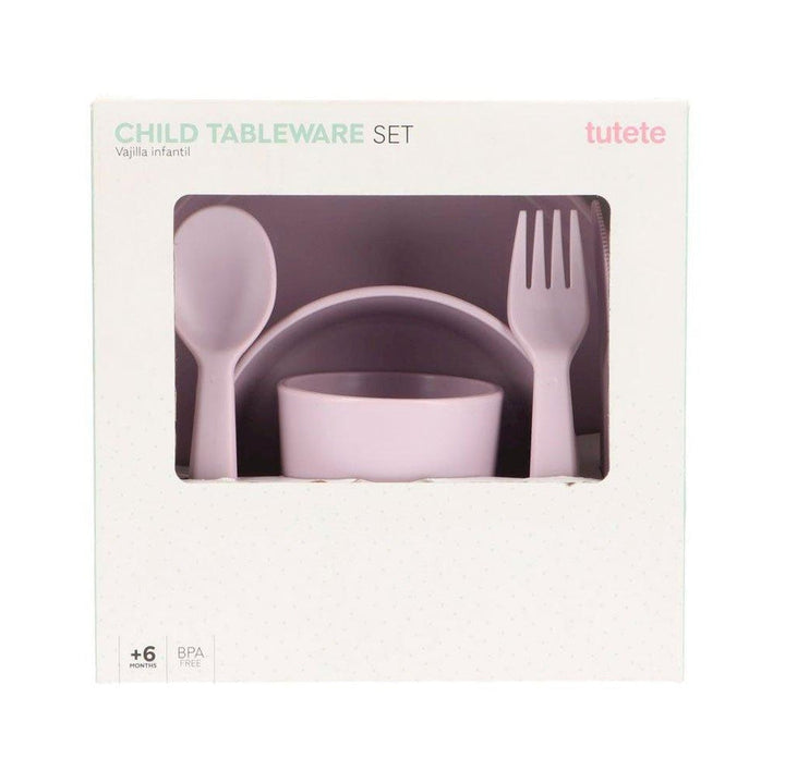 Tutete – Children’s Tableware Set – Lilac - Mabel & Fox