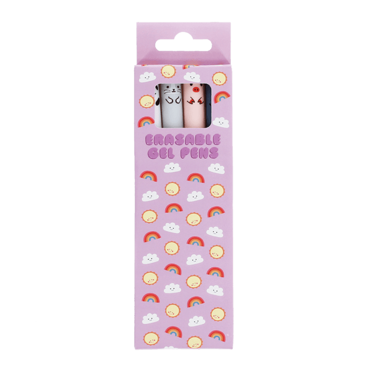 Rex London - Animal Erasable Gel Pens (4 Pack) - Mabel & Fox