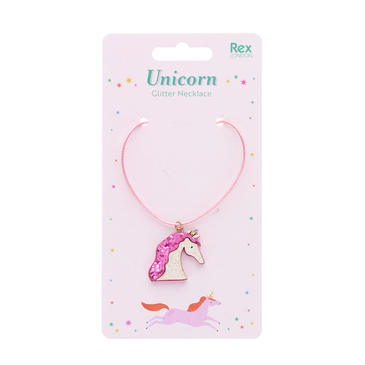 Rex London - Necklace - Glitter Unicorn