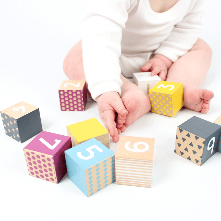 Bigjigs Toys - Wooden Number Blocks