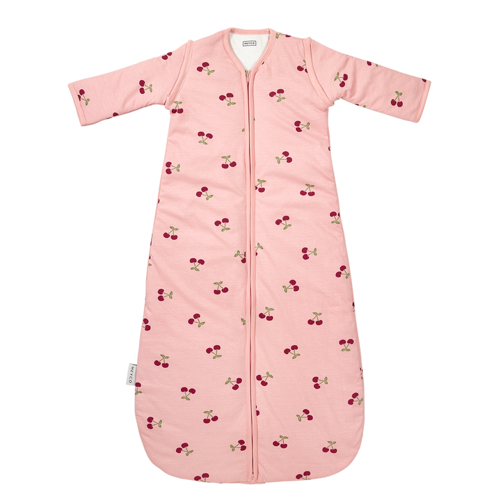 Meyco – Sleeping Bag with Detachable Sleeves Interlock Jersey – Cherry Soft Rose