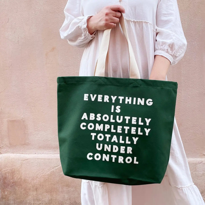 Alphabet Bags - Everything is under control -Forest Green