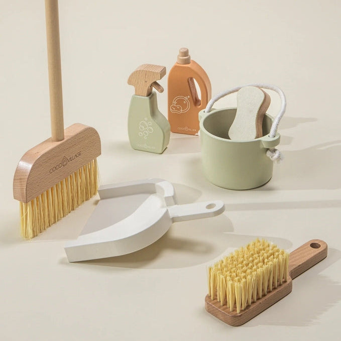 Coco Village - Wooden Cleaning Play Set