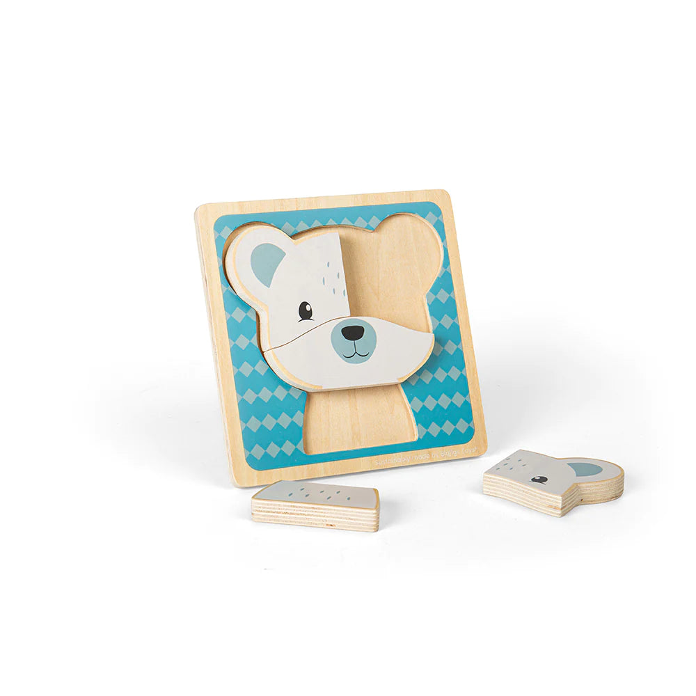 Bigjigs Toys - Chunky Puzzle - Polar Bear