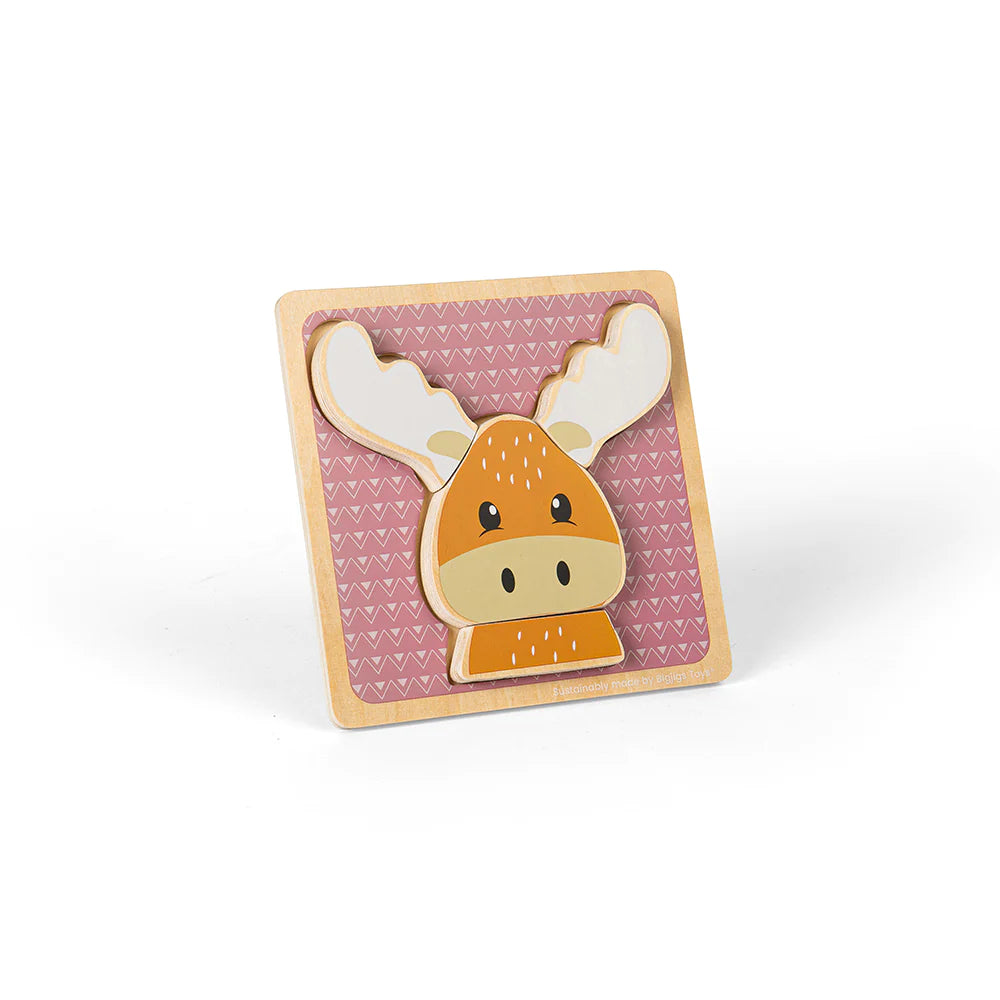 Bigjigs Toys - Chunky Puzzle - Reindeer
