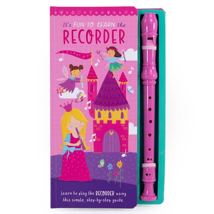 It's Fun To Learn the Recorder - Book & Recorder Set (Pink) - Mabel & Fox