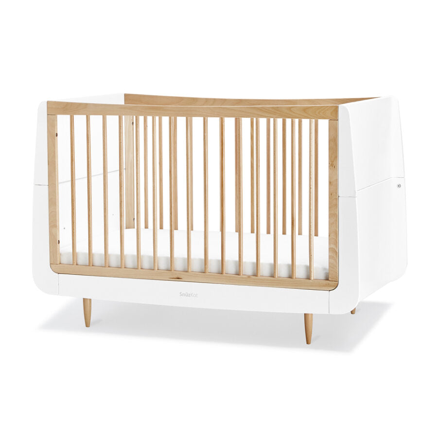 Snuz - 2 Piece Skandi Natural SnuzKot - Cot Bed & Changing Unit