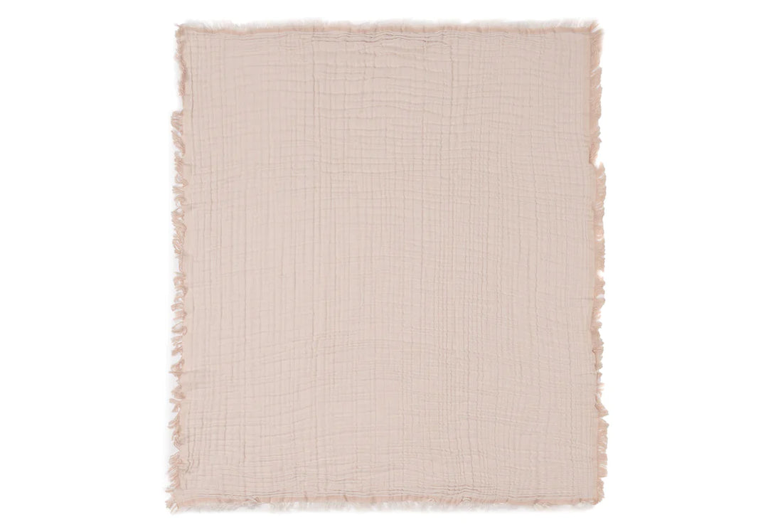 Jollein - Cot Blanket - Fringe Moonstone/Ivory