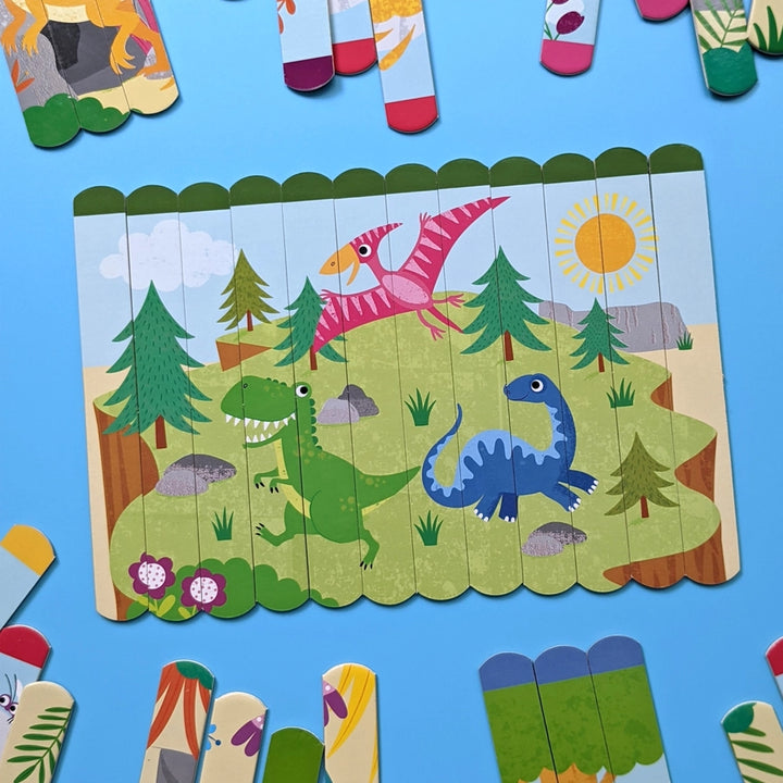 Puzzle Sticks - Dinosaurs - Mabel & Fox
