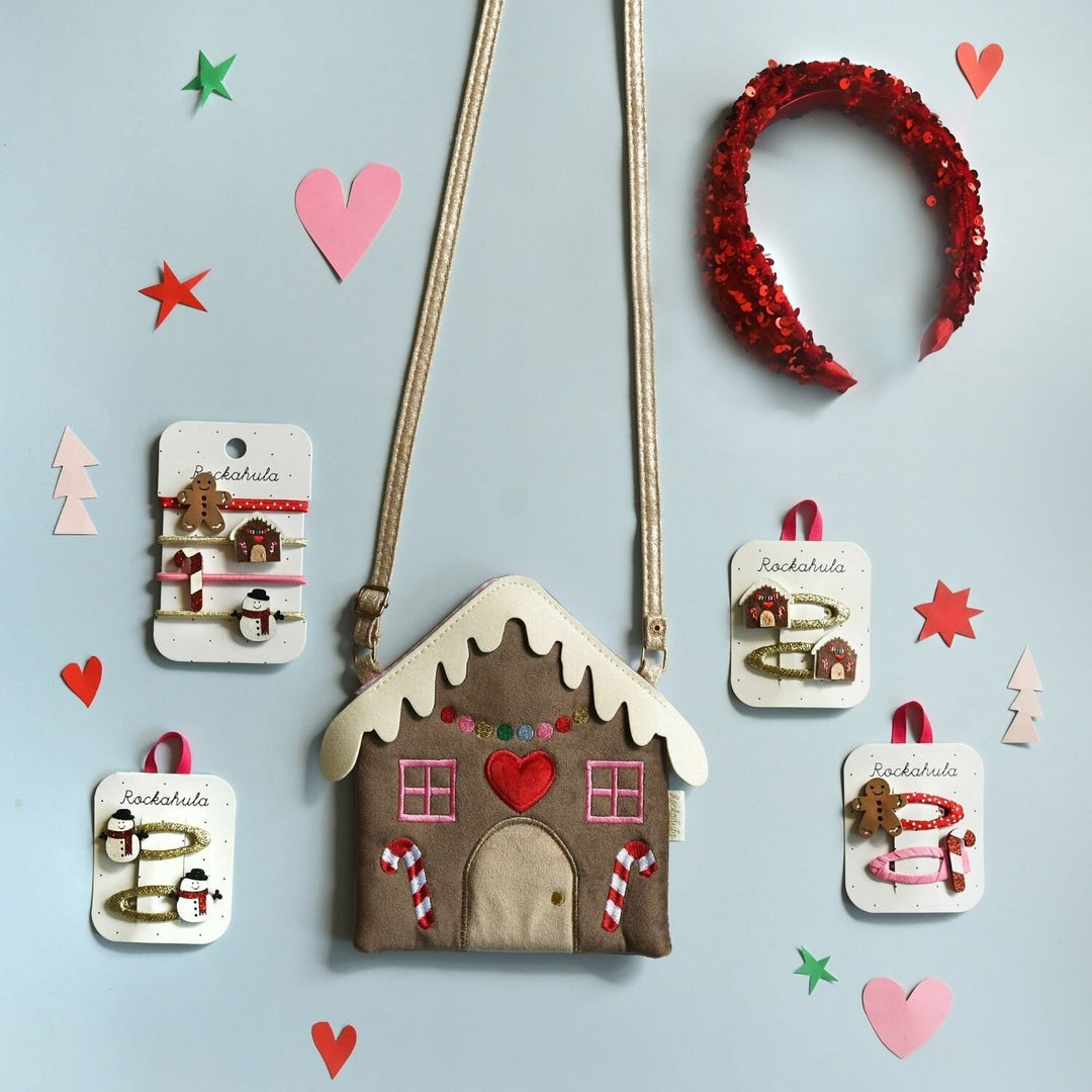 Rockahula - Gingerbread House Hair Clips