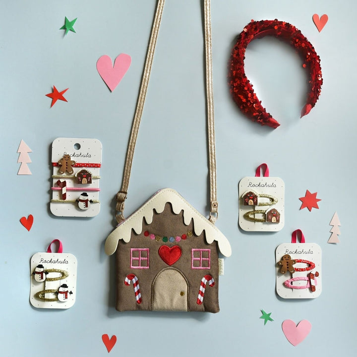 Rockahula - Gingerbread House Hair Clips