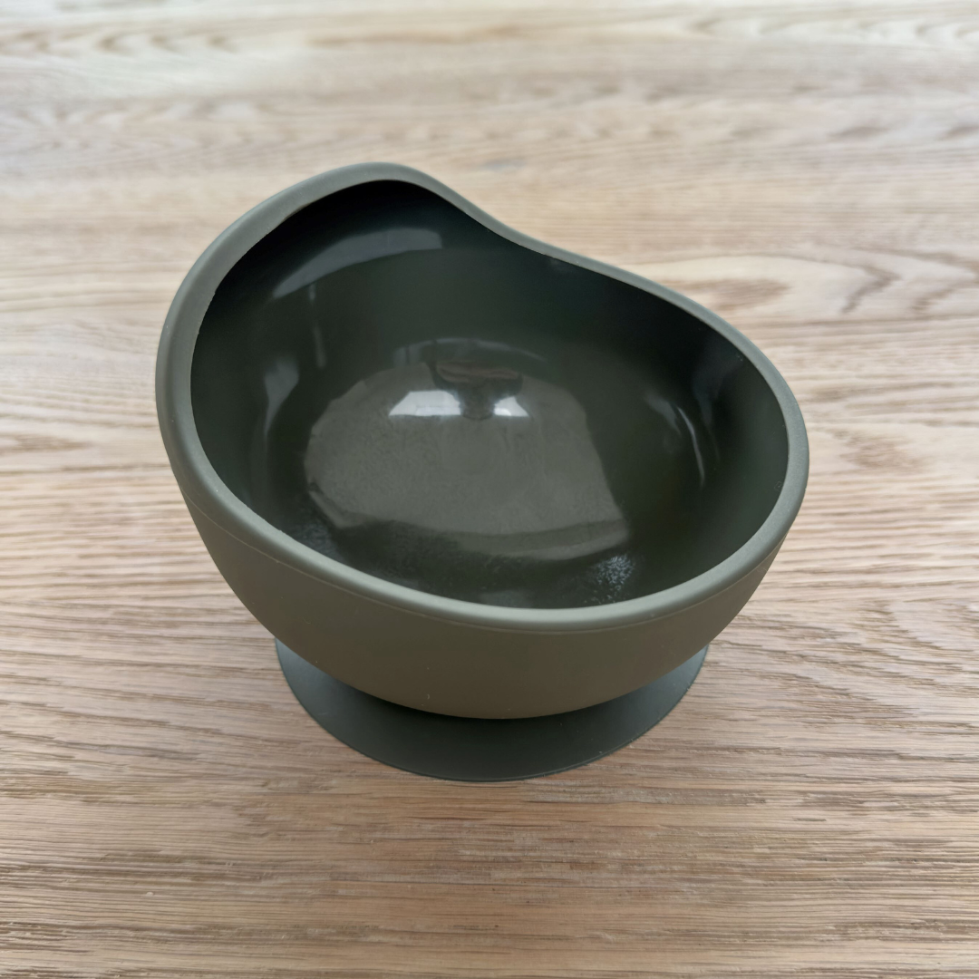 Mabel & Fox - Silicone Tableware - Bowl - Dark Olive