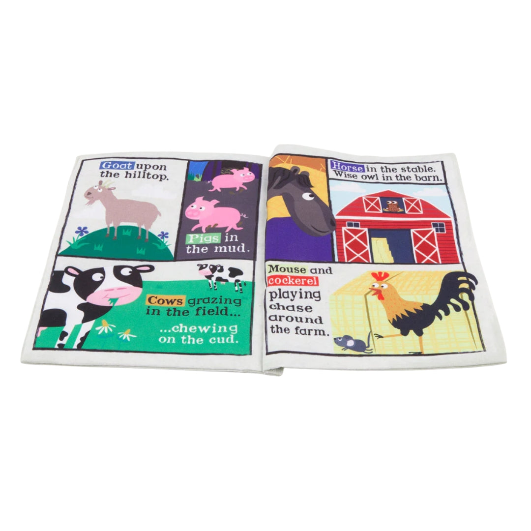 Jo & Nic's Crinkly Cloth Books - Farm Animals