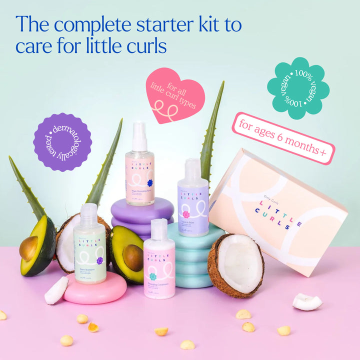 Only Curls – Kids’ Curly Haircare Set – Little Curls Starter Pack