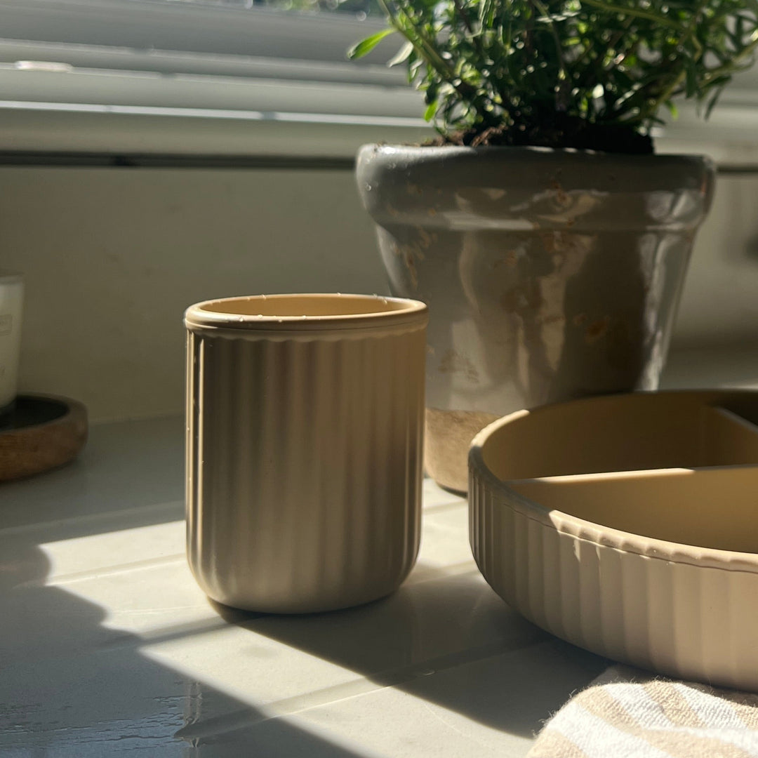 Mabel & Fox - Silicone Cup - Beige