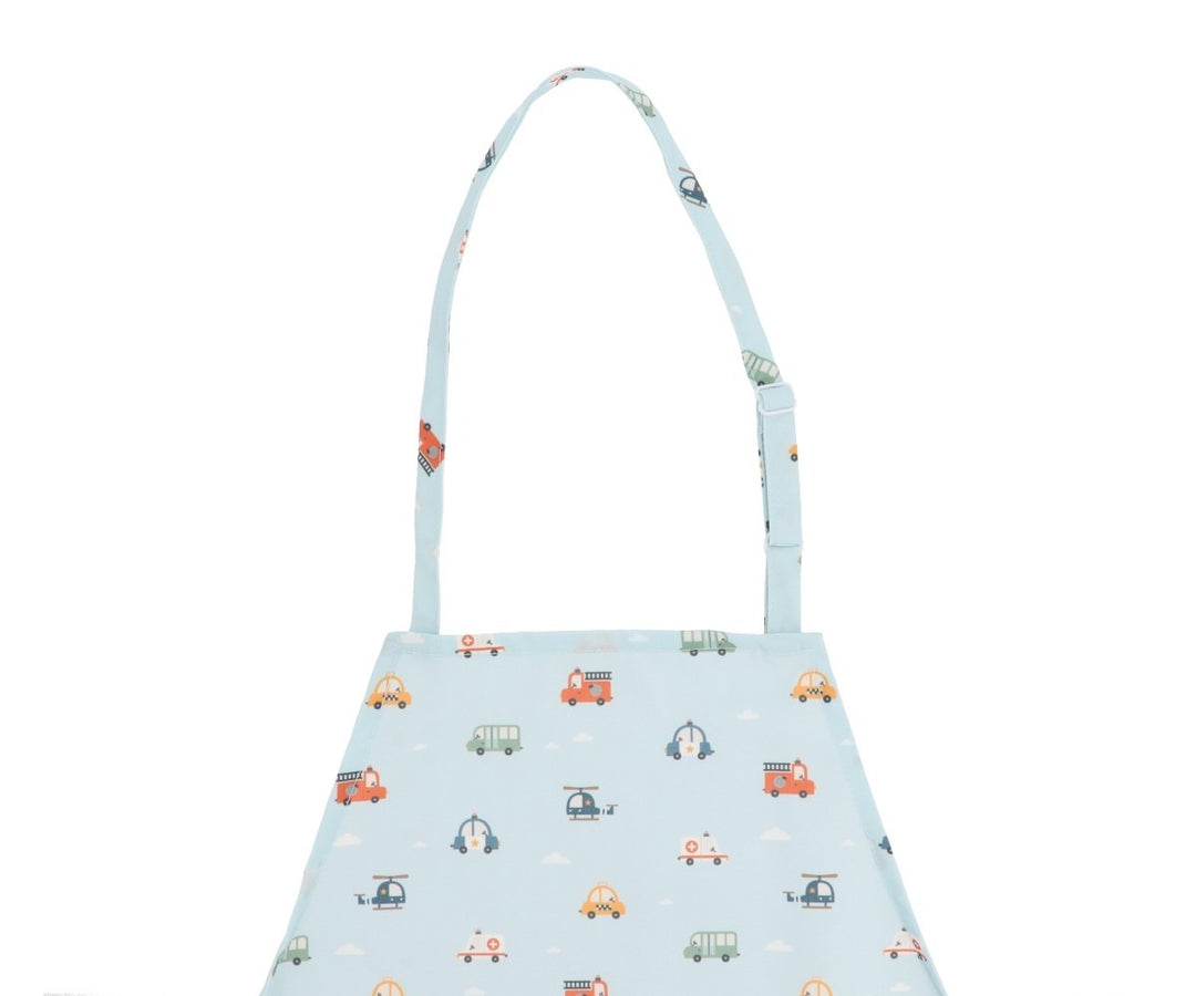 Tutete - Apron and Oven Mitt Set - City Cars