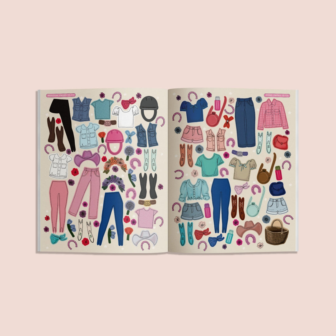 Paige Tate & Co – My Fancy Sticker Storybook: Horses & Ponies - Mabel & Fox