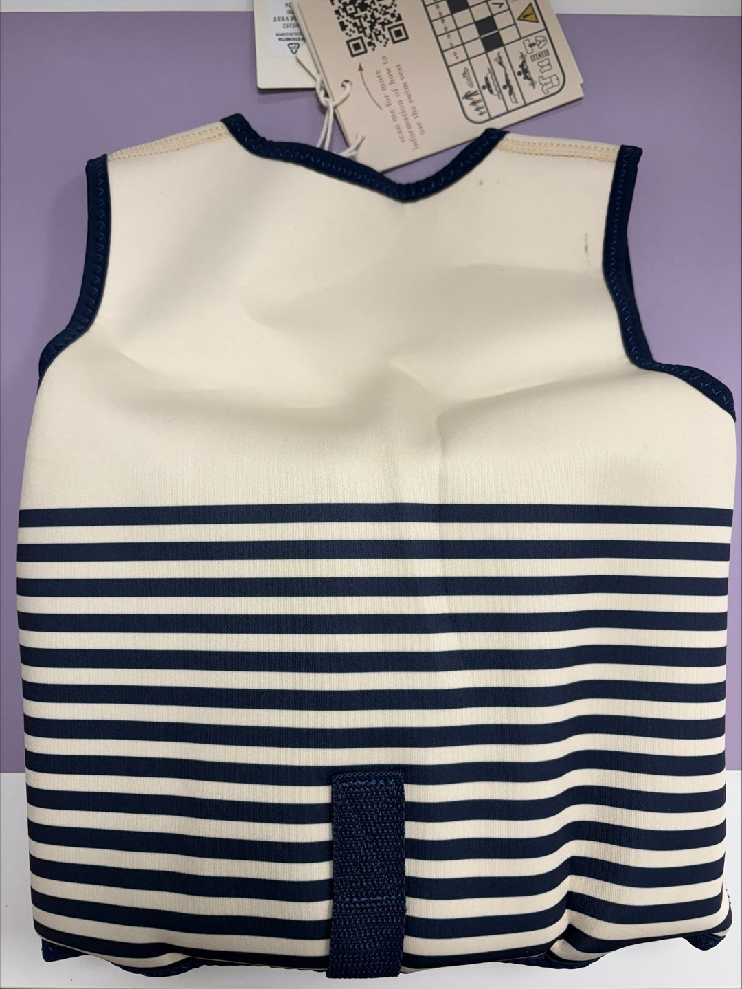 Sample Sale (Marks On Back) - Konges Slojd – Ellis Swim Vest – Marin Stripe