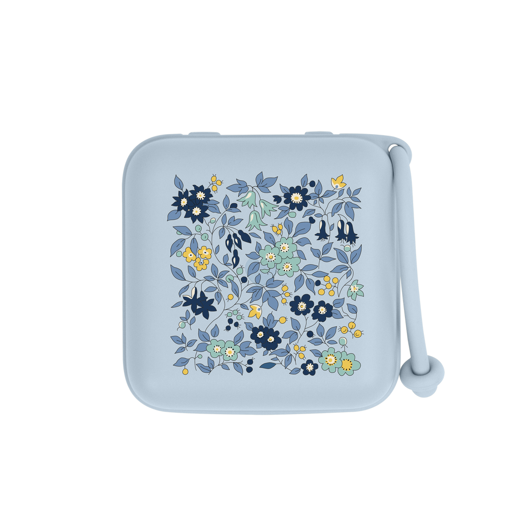 Bibs x Liberty - Pacifier Box - Chamomile Lawn Baby Blue