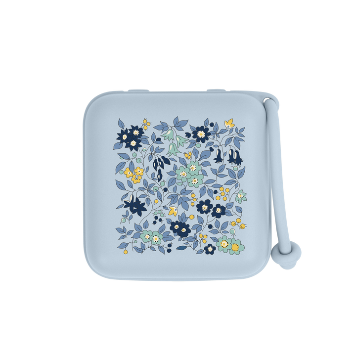 Bibs x Liberty - Pacifier Box - Chamomile Lawn Baby Blue