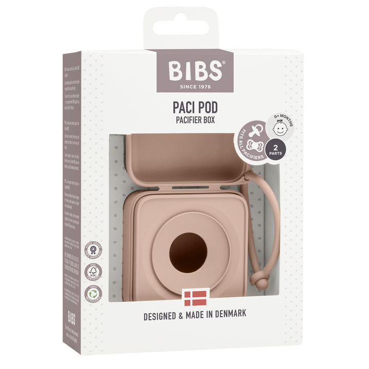 Bibs - Pacifier Box - Blush