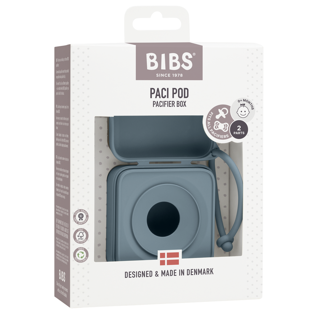 Bibs Pacifier Box Petrol Mabel Fox