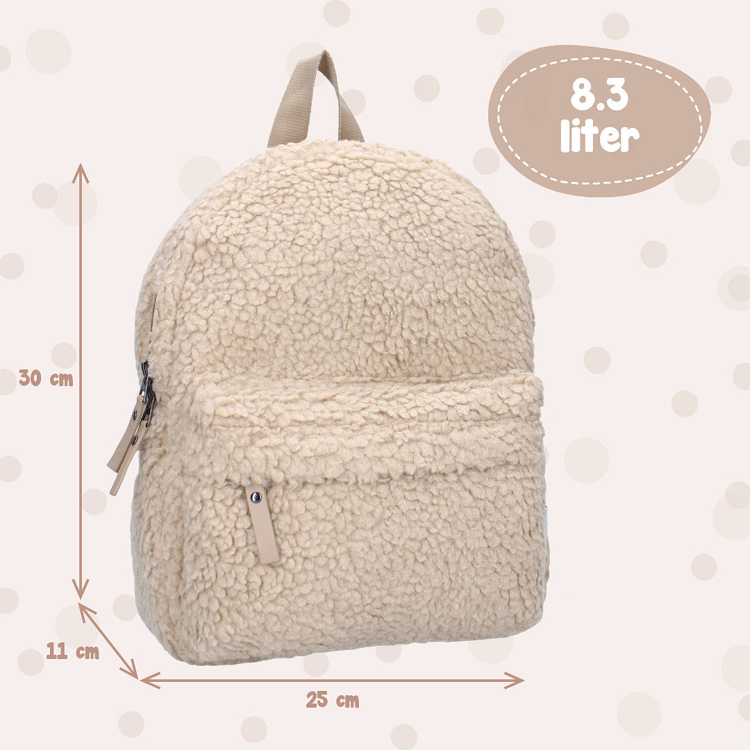 Kidzroom – Backpack Be Soft and Kind – Teddy Fabric