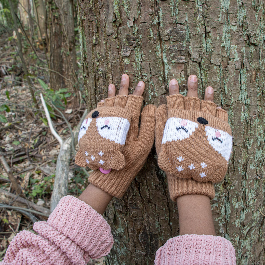 Rockahula - Mittens - Doris Deer Knitted Gloves (3-6 Years)