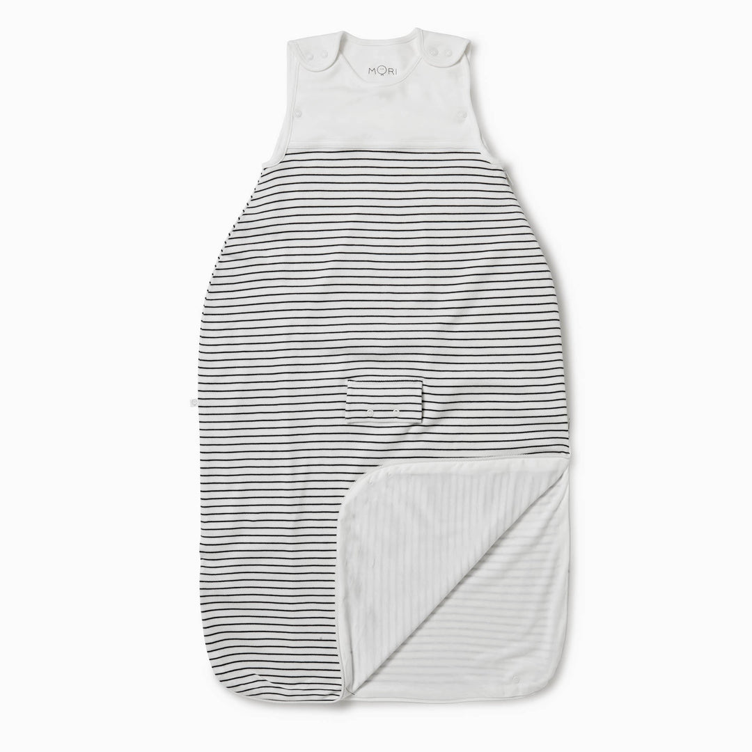 Baby Mori -Clever Sleeping Bag- 1.5 Tog- Grey Stripe