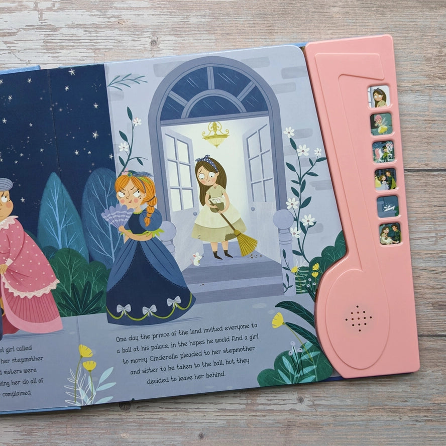 Jumbo 6 Button Sound Book - Cinderella