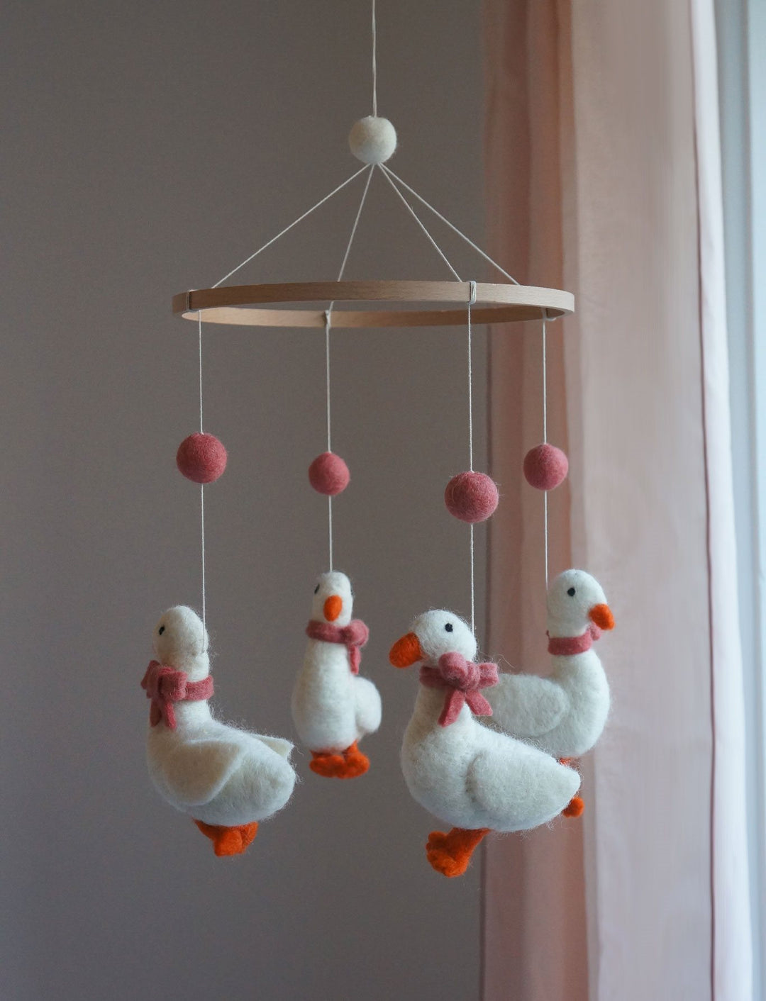 Gamcha – Mobile – Coral Goose - Mabel & Fox