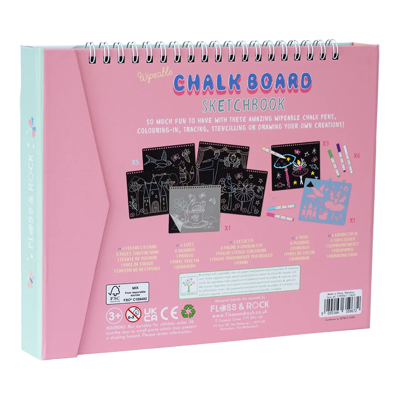 Floss & Rock - Chalk Board Sketchbook - Enchanted