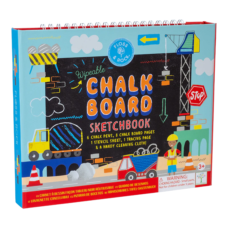 Floss & Rock - Chalk Board Sketchbook - Construction