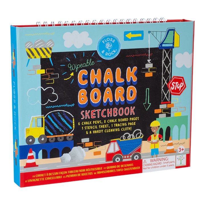 Floss & Rock - Chalk Board Sketchbook - Construction