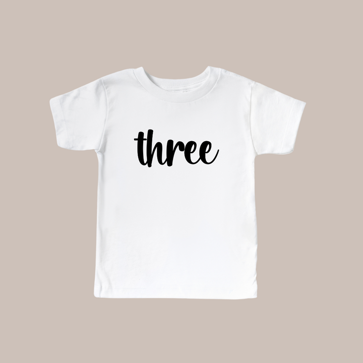 Mabel & Fox - Birthday Kids Top - Three