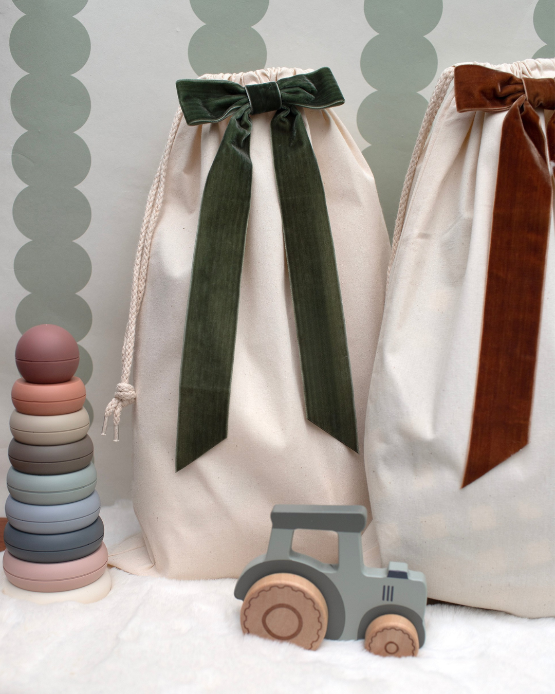 Mabel & Fox - Velvet Bow Set (5 Pcs) - Mabel & Fox